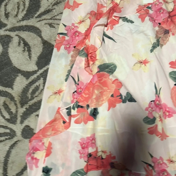 Calvin Klein skirt. New. Sheer but lined. Size 12. Floral. Gorgeous. - Picture 2 of 4